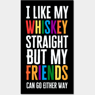 I Like My Whiskey Straight Posters and Art